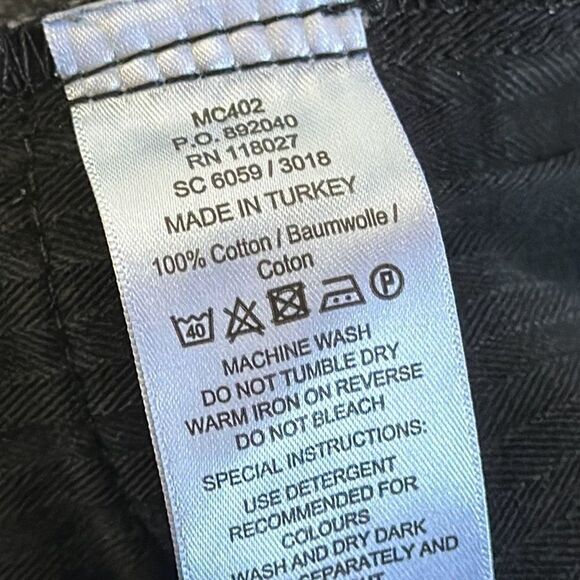 Boden Mens Black Jeans size 34x34 100% cotton Made in Turkey - Picture 10 of 11